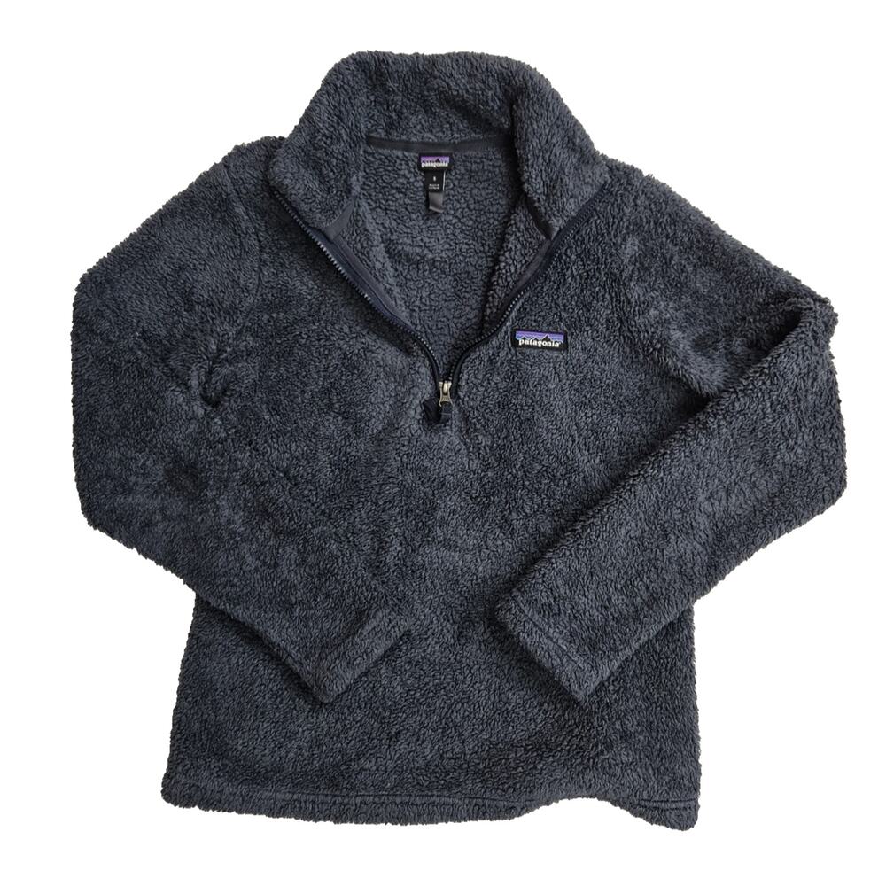 Patagonia Los Gatos Fleece Pullover Women's Size Small ¼ Zip Blue Soft Plush